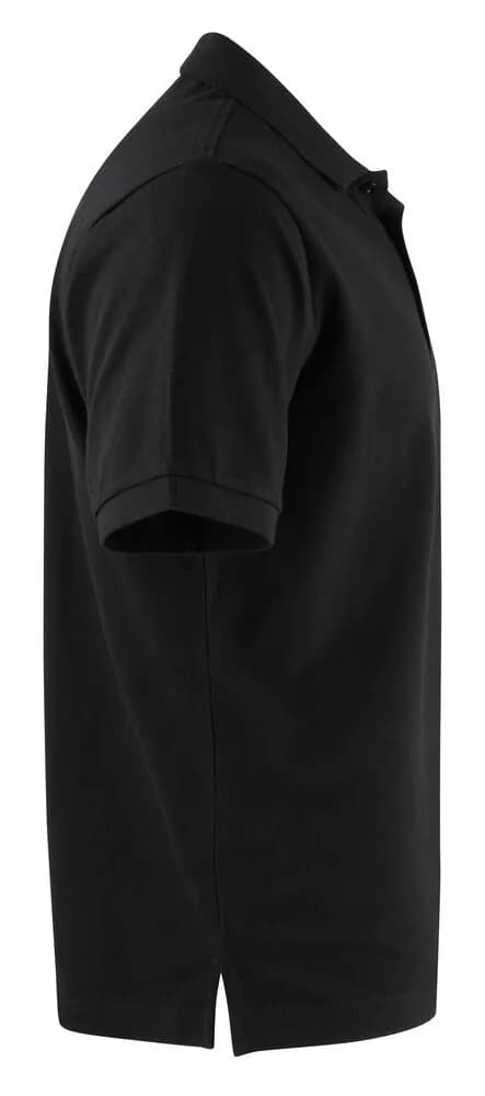 Neptune Polo Pique Regular Fit Herren - Schwarz