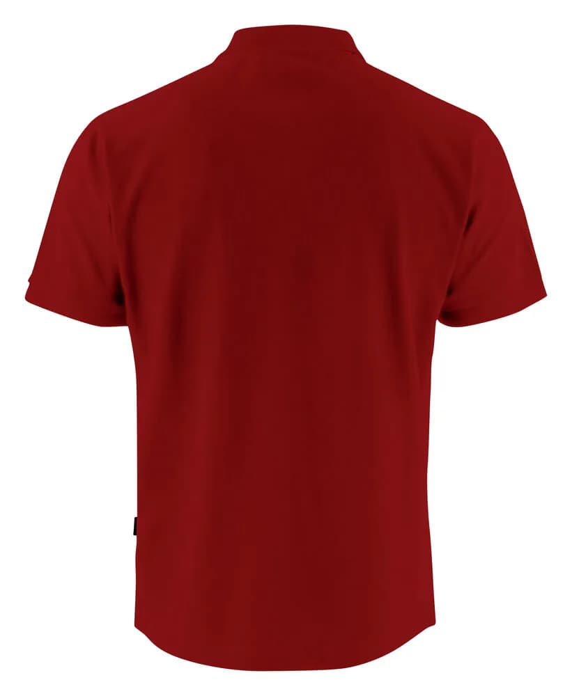 Neptune Modern Polo Pique Slim Fit Herren - Bordeaux