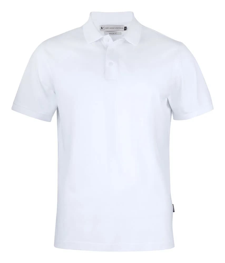 Sunset Polo Pique Regular Fit Herren - Weiß
