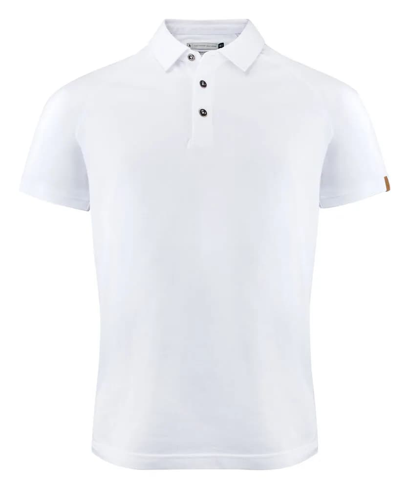 Brookings Polo Pique Modern Fit Herren - Weiß