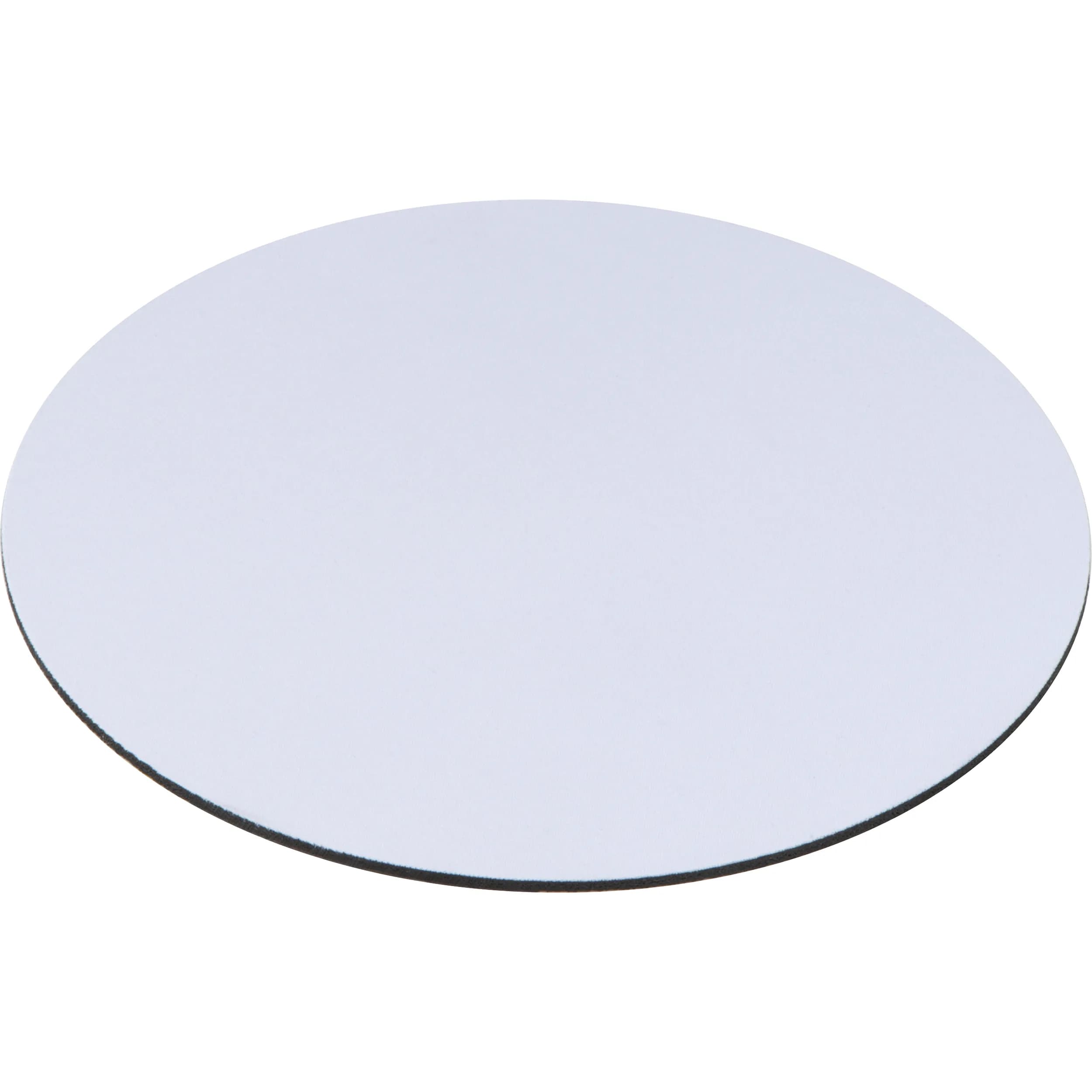 Rundes Mousepad GUILLERMO - weiss