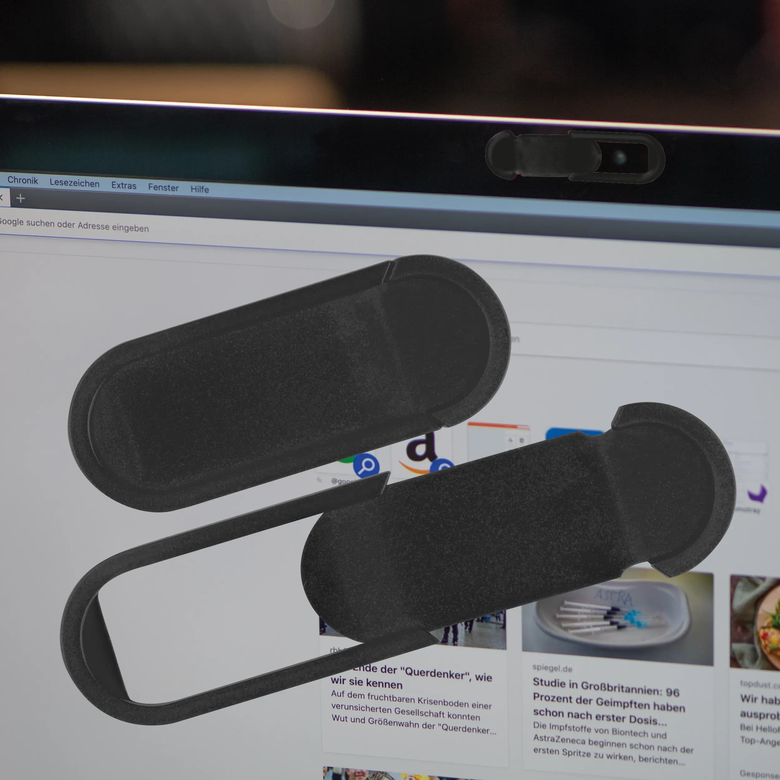 Abdeckung für die Webcam Computer/Laptop VIVIAN - schwarz