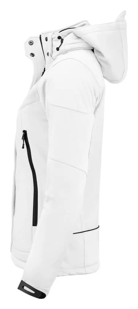 Skeleton Softshell Jacke Damen - Weiß