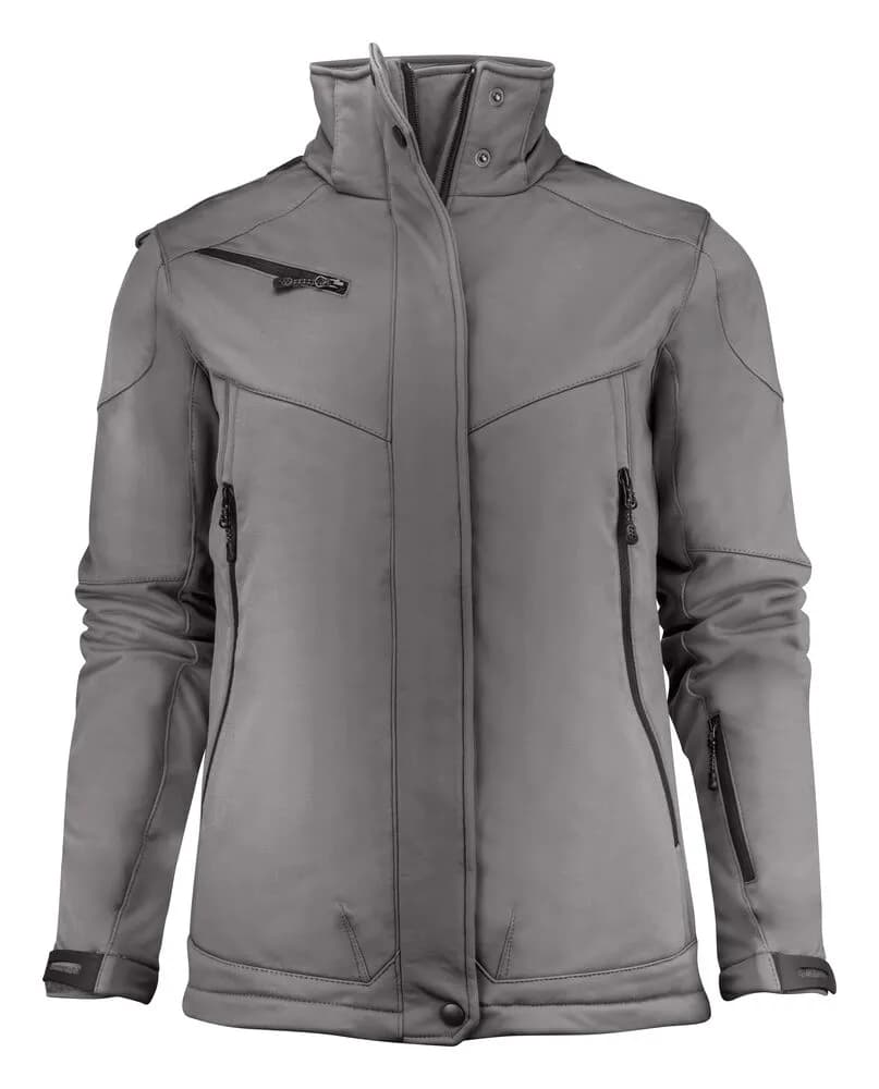 Skeleton Softshell Jacke Damen - Grau