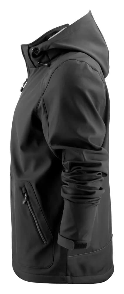 Karting Softshell Jacke Herren - Schwarz
