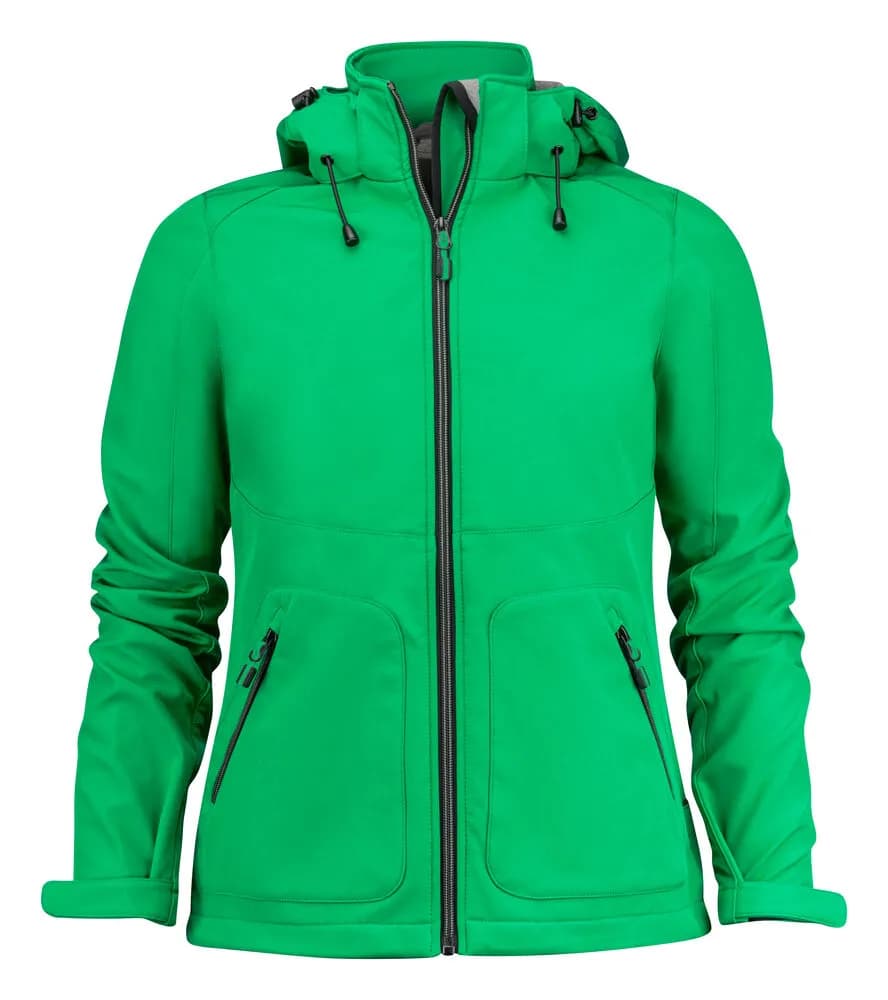 Karting Softshell Jacke Damen - Grün