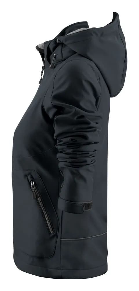 Karting Softshell Jacke Damen - Schwarz