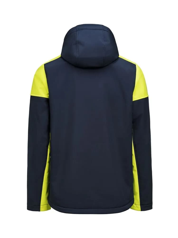 Prime Softshell Jacke Herren - Marine/Neongelb