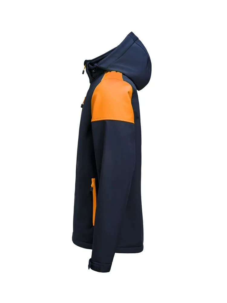 Prime Softshell Jacke Herren - Marine/Neonorange