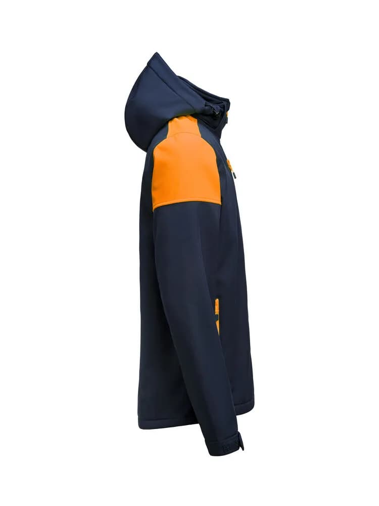 Prime Softshell Jacke Herren - Marine/Neonorange