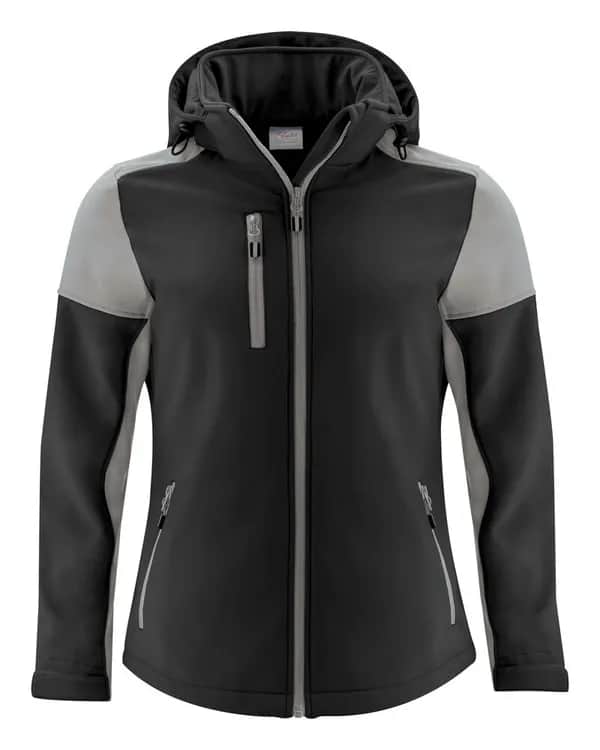 Prime Softshell Jacke Damen - Schwarz/Anthrazit