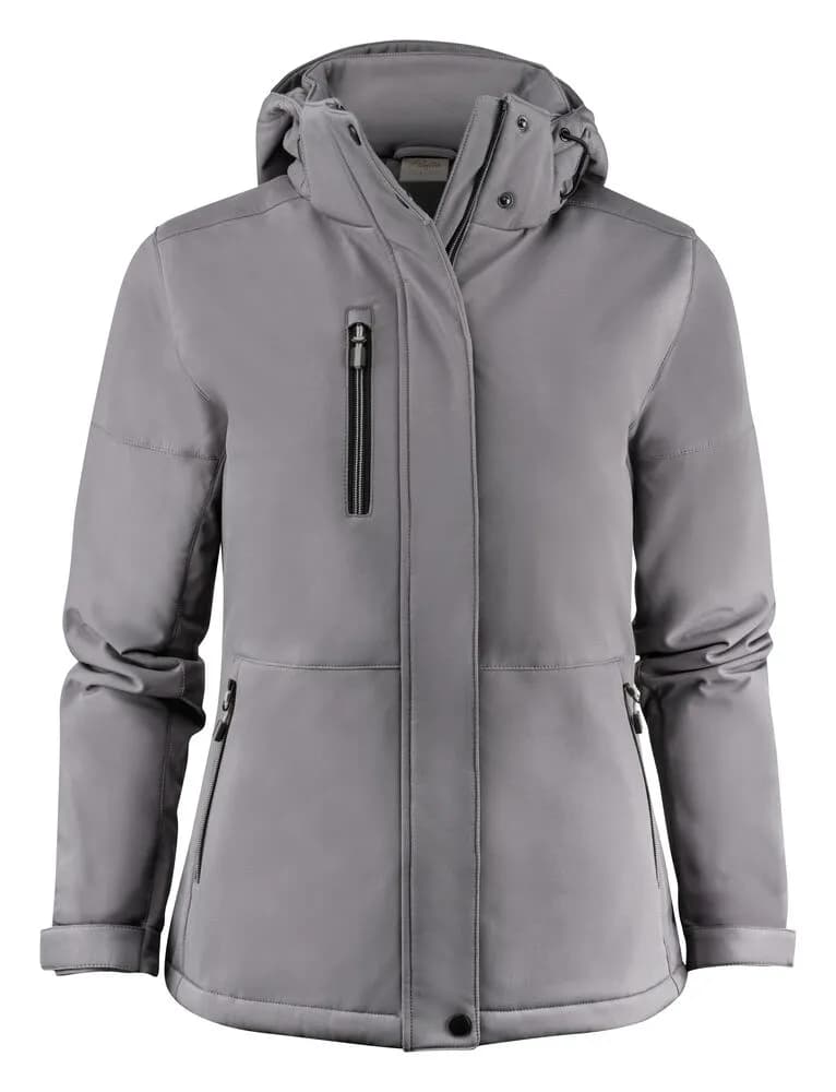 Overlanding Softshell Jacke Damen - Grau