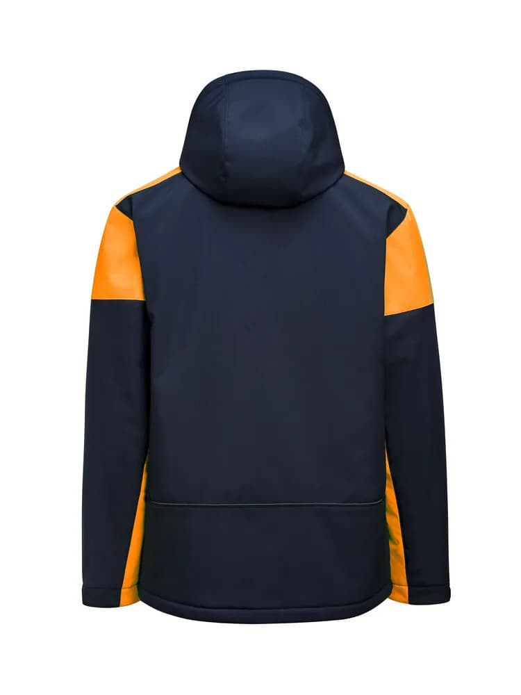 Prime Padded Softshell Jacke Herren - Marine/Neonorange