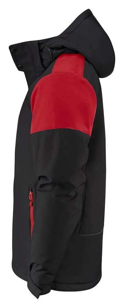 Prime Padded Softshell Jacke Herren - Schwarz/Rot