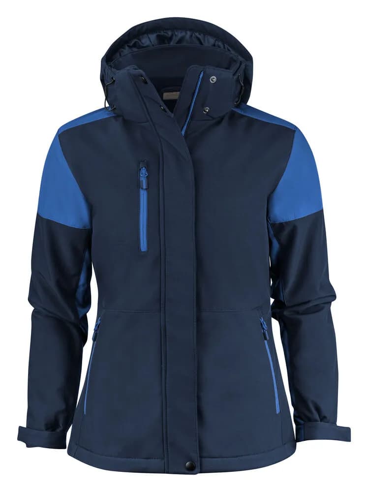 Prime Padded Softshell Jacke Damen - Marine/Kobalt