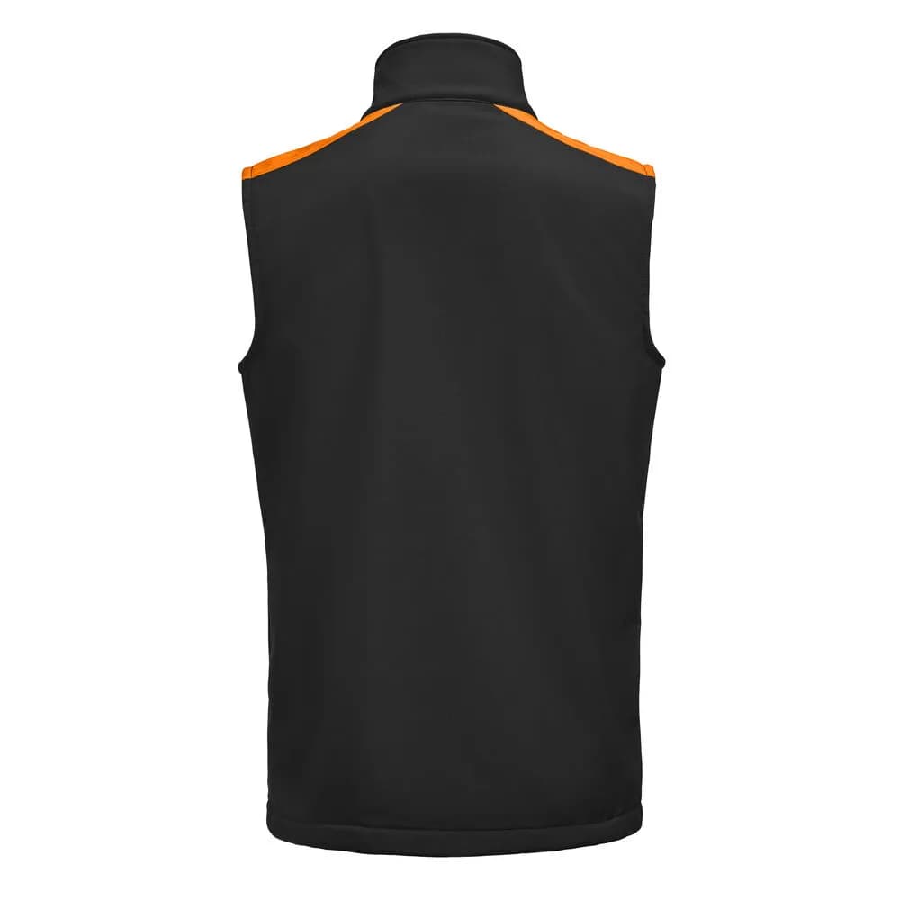 Prime Softshell Weste Herren - Schwarz/Orange