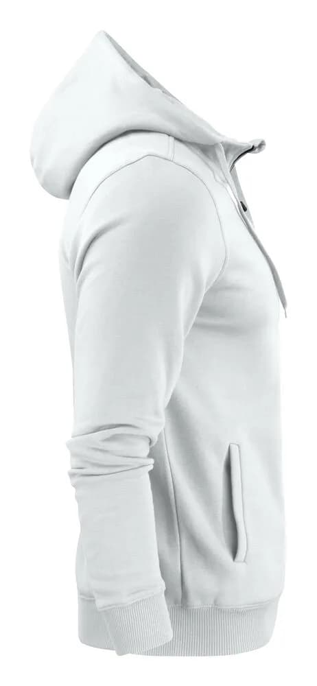 Overhead Pullover mit Reißverschluss Herren - Weiß