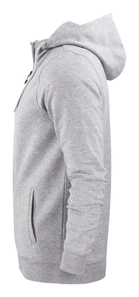 Overhead Pullover mit Reißverschluss Herren - Grau Meliert