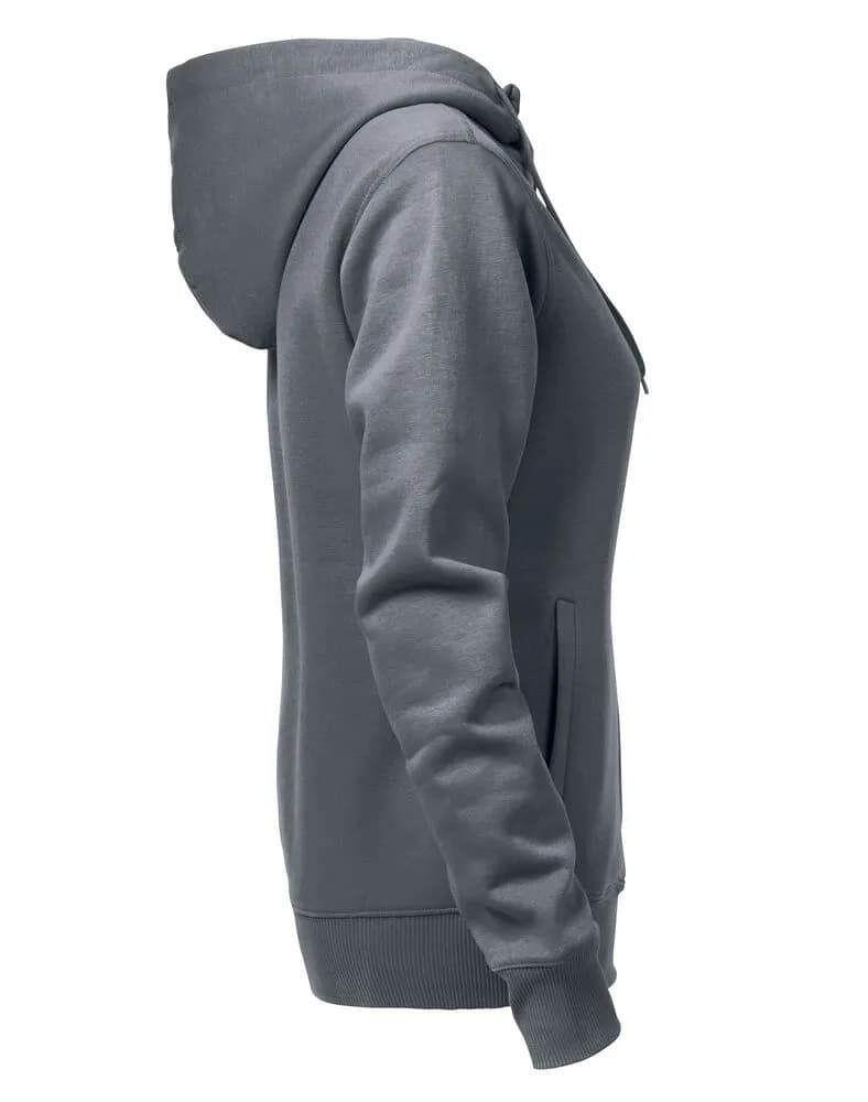 Overhead Pullover mit Reißverschluss Damen - Grau