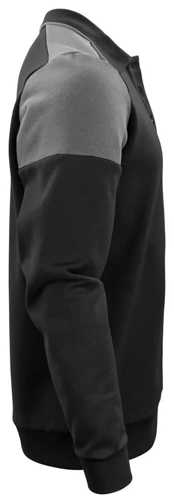 Prime Polo-Pullover Unisex - Schwarz/Anthrazit