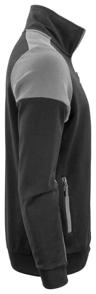Prime Sweater Full Zip Herren - Schwarz/Anthrazit
