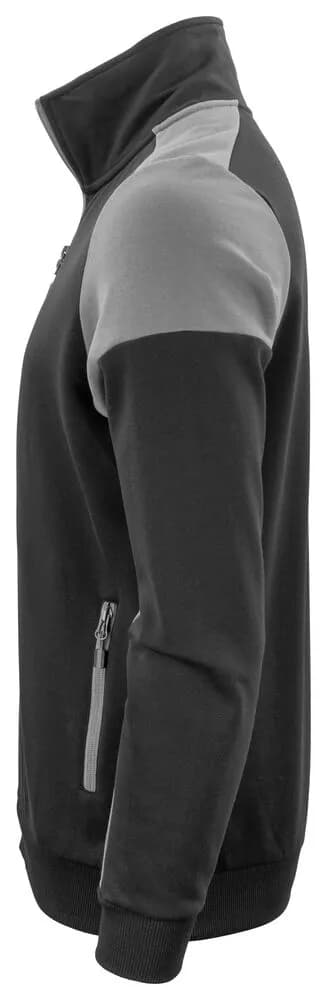 Prime Sweater Full Zip Herren - Schwarz/Anthrazit