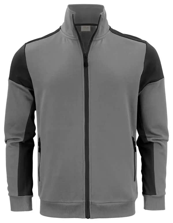 Prime Sweater Full Zip Herren - Anthrazit/Schwarz