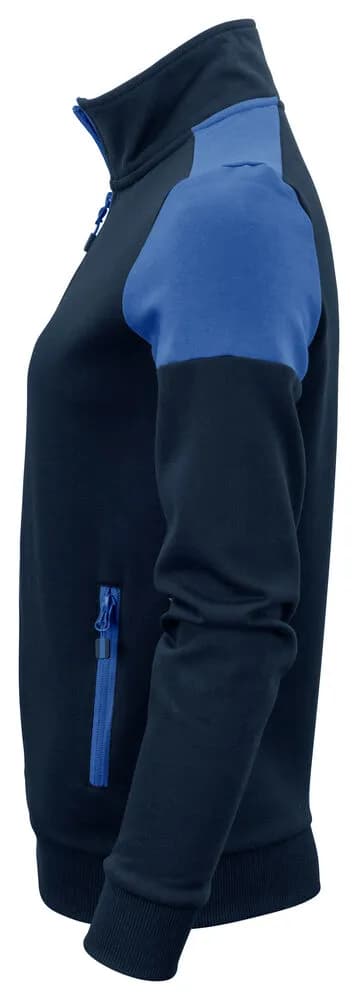 Prime Sweater Full Zip Damen - Marine/Kobalt