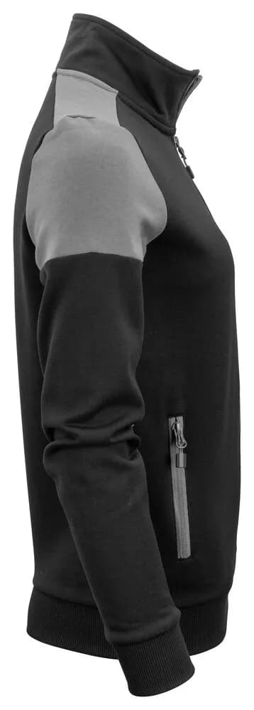 Prime Sweater Full Zip Damen - Schwarz/Anthrazit
