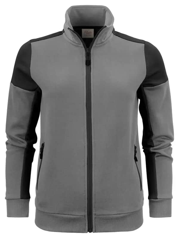 Prime Sweater Full Zip Damen - Anthrazit/Schwarz