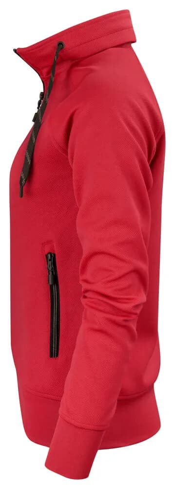 Jog RSX Pullover mit Reißverschluss Damen - Rot