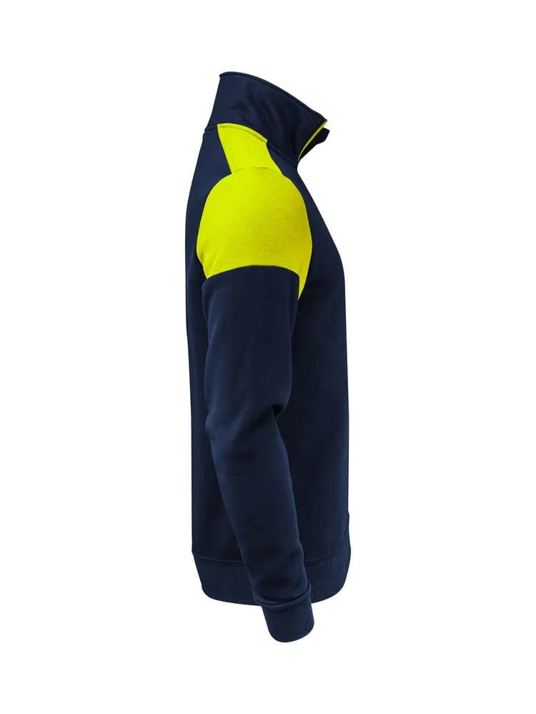 Prime Halfzip Sweater Unisex - Marine/Neongelb