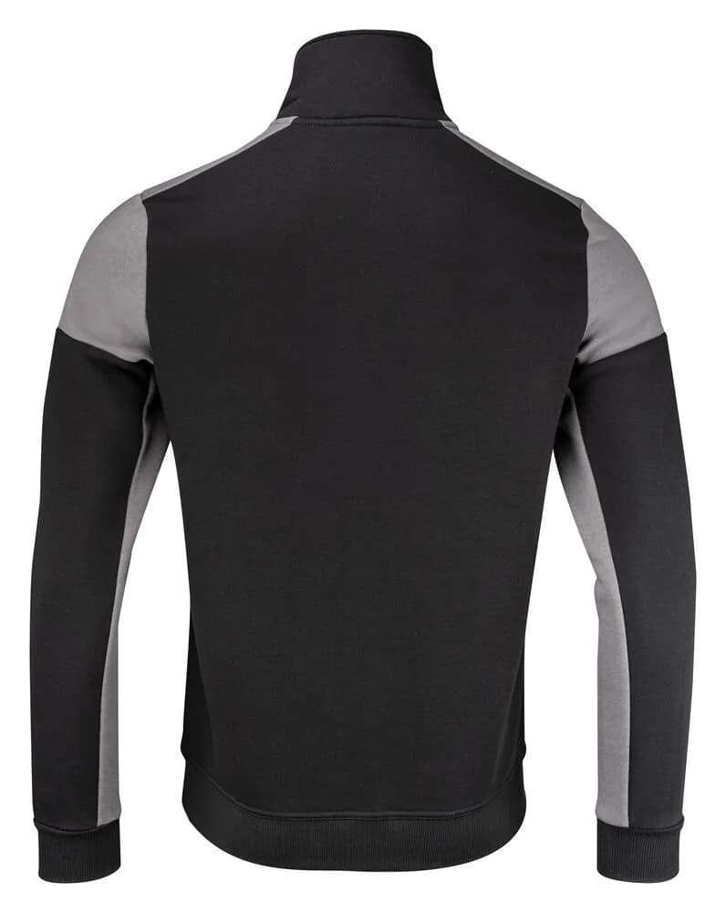 Prime Halfzip Sweater Unisex - Schwarz/Anthrazit