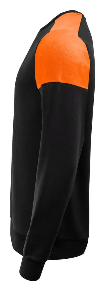 Prime Crewneck Pullover Unisex - Schwarz/Orange