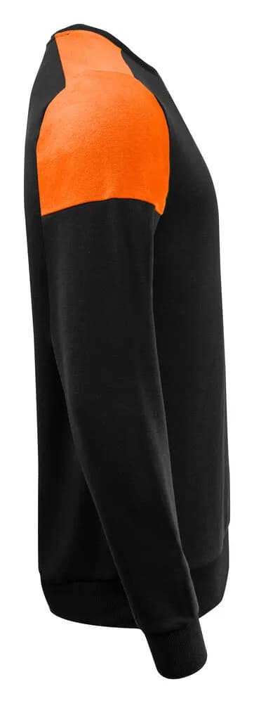 Prime Crewneck Pullover Unisex - Schwarz/Orange