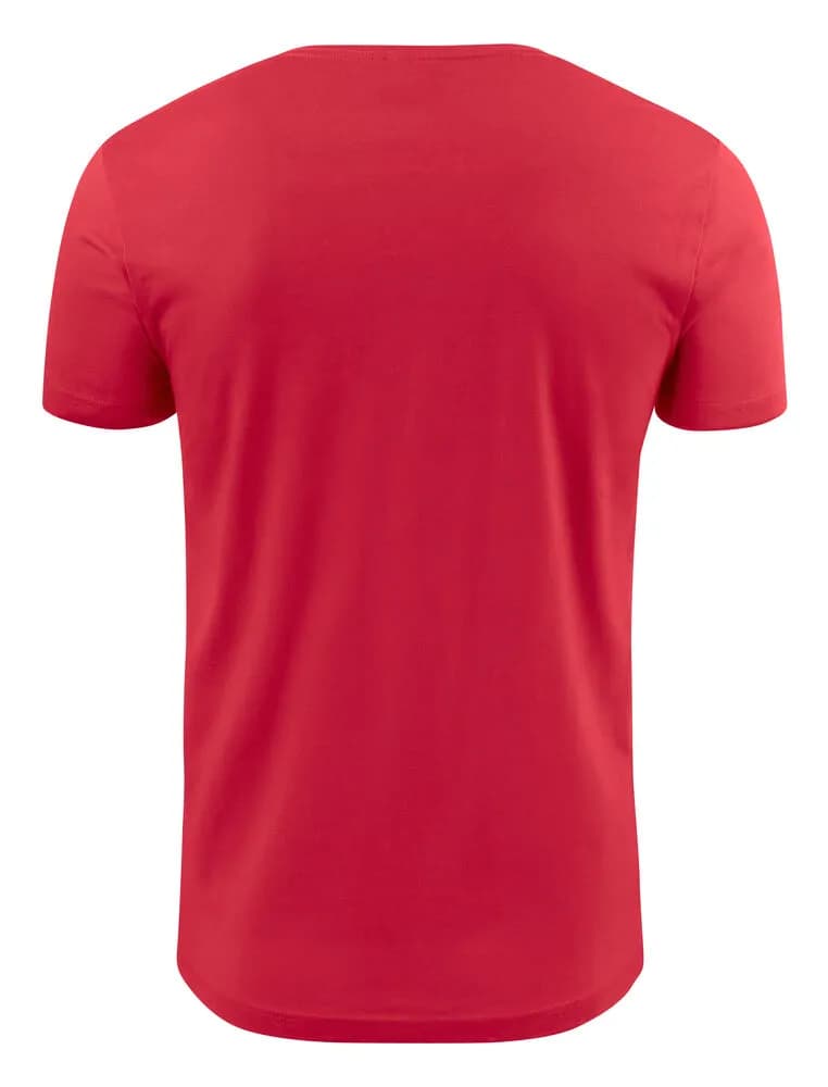 Heavy V-neck T-Shirt Herren - Rot