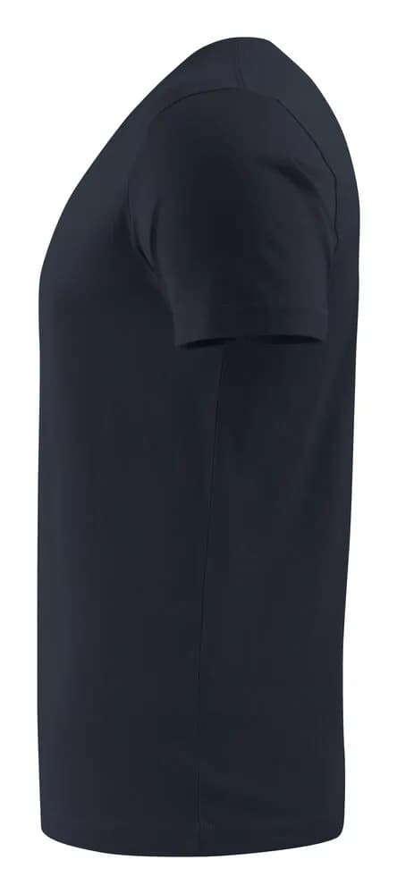 Heavy V-neck T-Shirt Herren - Dunkelmarine