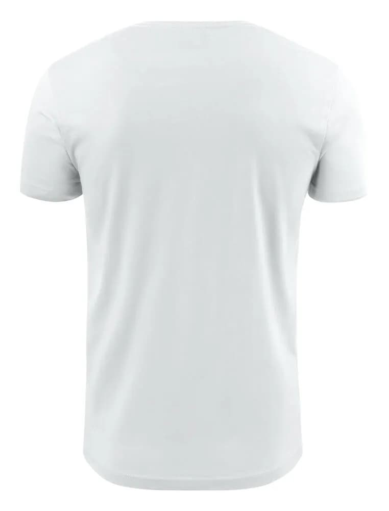 Heavy V-neck T-Shirt Herren - Weiß