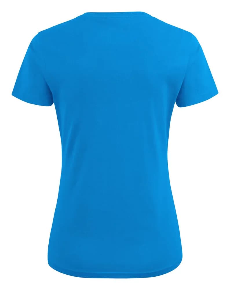 Heavy V-neck T-Shirt Damen - Blau