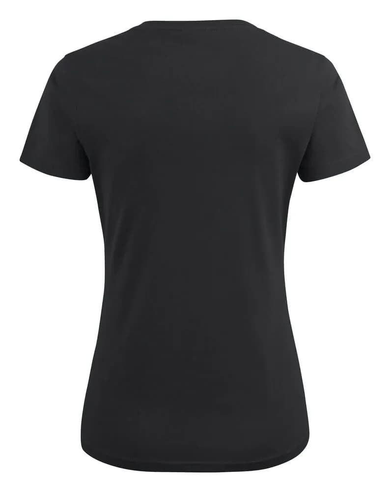 Heavy V-neck T-Shirt Damen - Schwarz