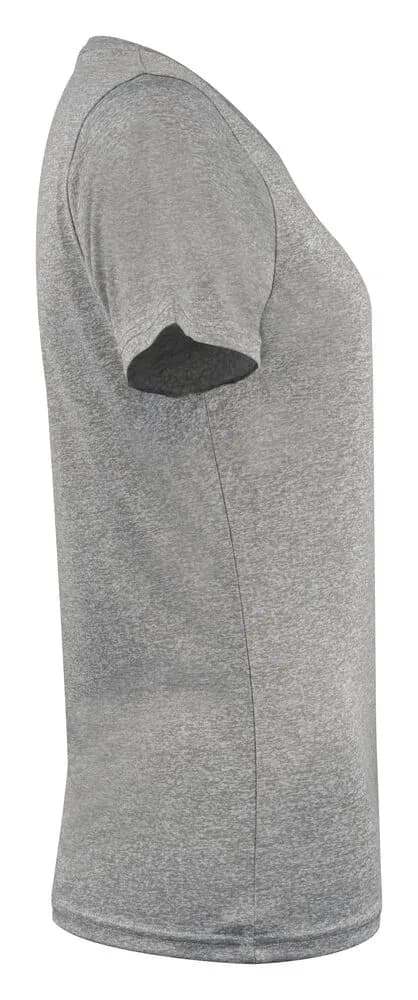 Run T-Shirt Damen - Grau Meliert
