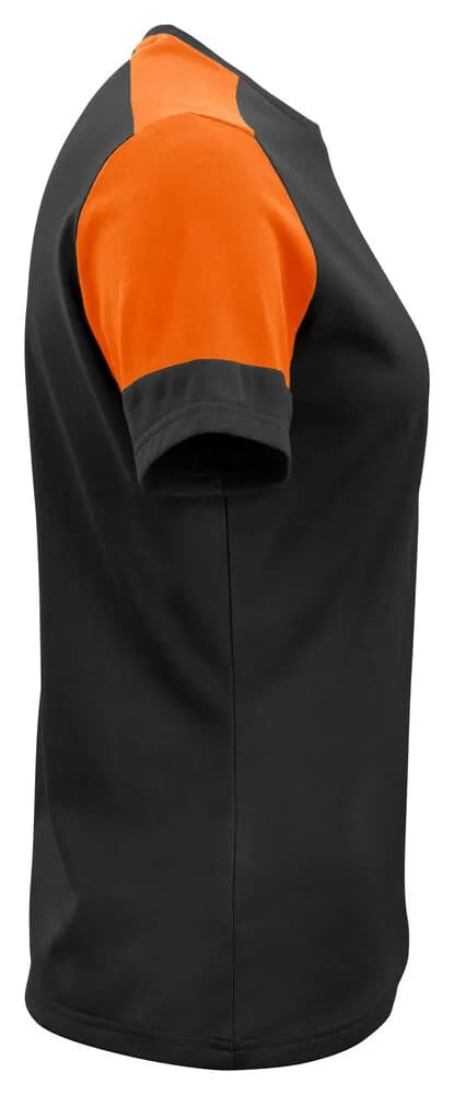Prime T-Shirt Damen - Schwarz/Orange