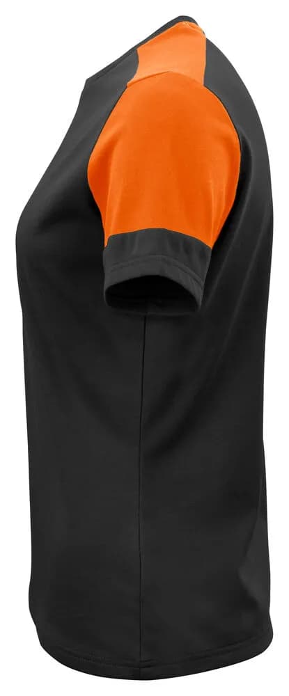 Prime T-Shirt Damen - Schwarz/Orange