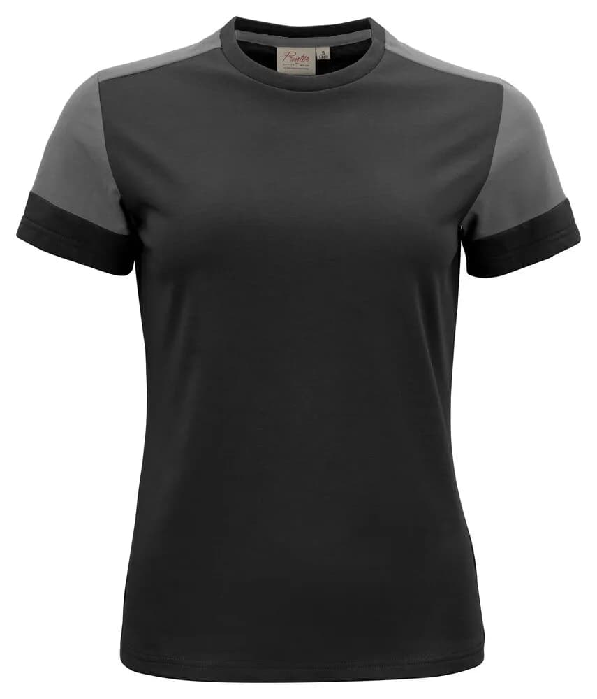 Prime T-Shirt Damen - Schwarz/Anthrazit