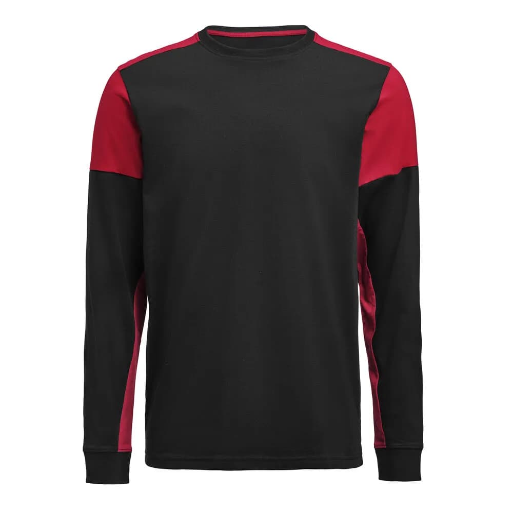 Prime T-shirt Long Sleeve T-shirt Herren - Schwarz/Rot