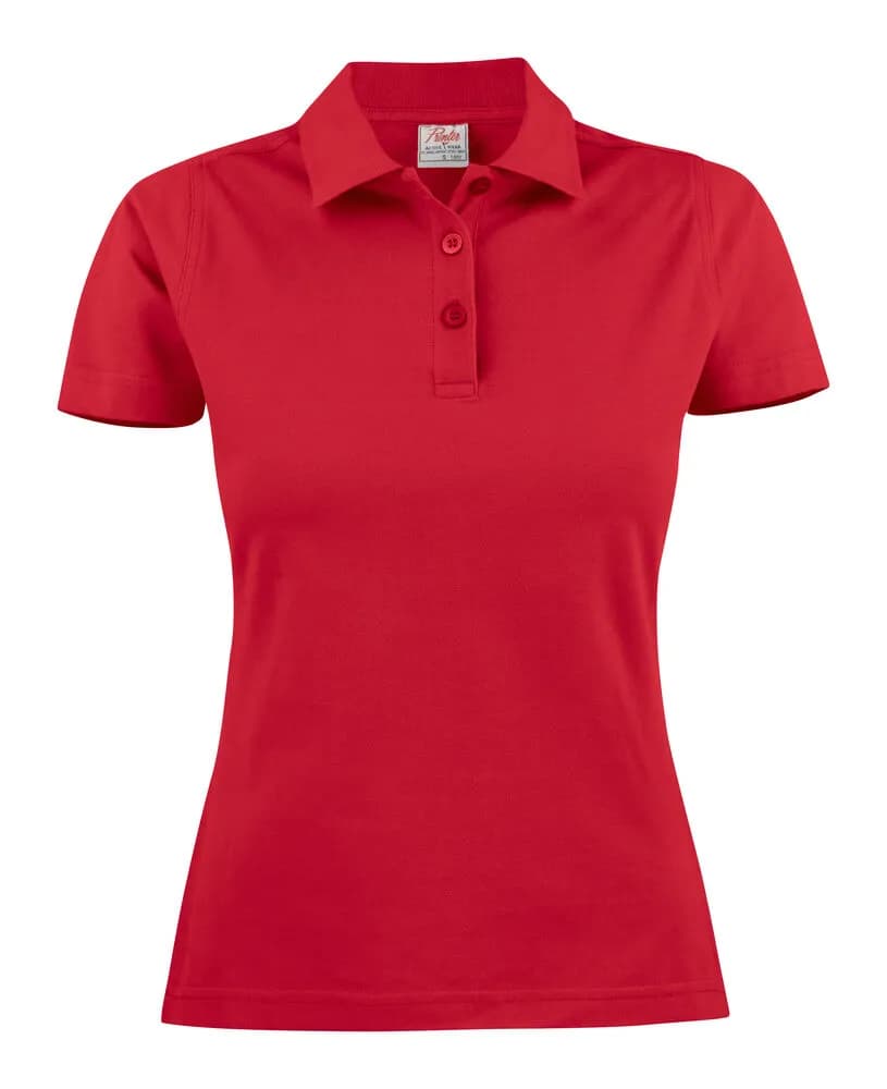 Surf Polo Pique Damen - Rot