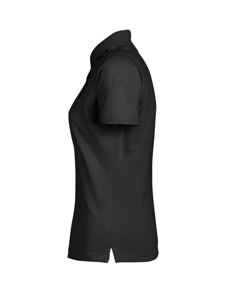 Surf Polo Pique Damen - Schwarz