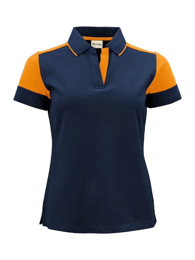 Prime Polo Damen - Marine/Neonorange