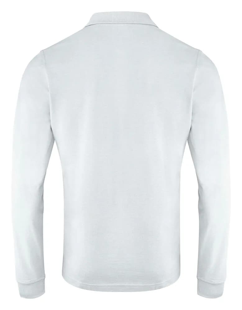 Surf Pro L/S Polo Pique Herren - Weiß