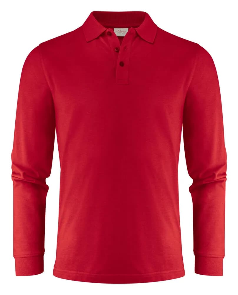 Surf Pro L/S Polo Pique Herren - Rot